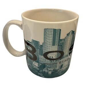 2002 Starbucks Barista Skyline Series One Mug‎ Boston Beantown Collector